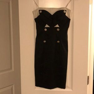 Cache tuxedo cocktail dress